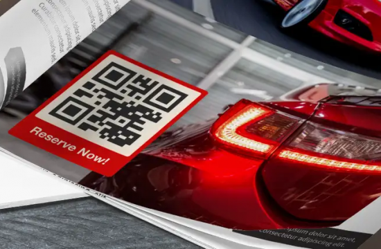 car qr code 550x360 at How Do Luxury Car Brands Maximize Their Car Launch Event With QR Codes?