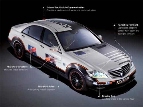 mercedes esf 2009 s400 hybrid 1 at ESF Concept: Mercedes to build safest car ever