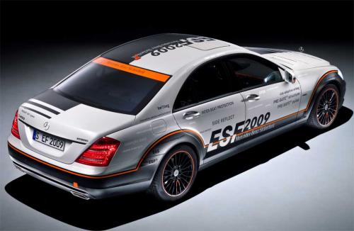 mercedes esf 2009 s400 hybrid 2 at ESF Concept: Mercedes to build safest car ever