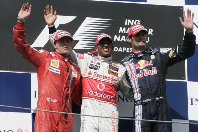 2009 hungary podium at F1: 2009 Hungarian Grand Prix race results