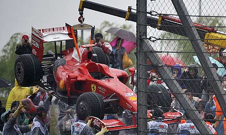 Felipe Massas Ferrari at F1: Massa undergoes surgery after qualifying crash