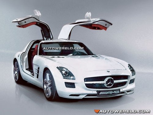 SLS AMG leaked at First picture of Mercedes SLS AMG leaked?