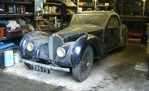 1937 bugatti type 57s atalante at 1937 Bugatti Type 57S Atalante   The diamond in the dirt!