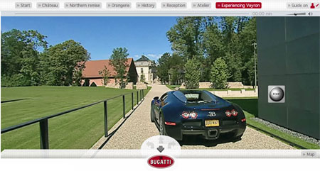 bugatti veyron virtual tour 4 at Bugatti Virtual Factory Tour