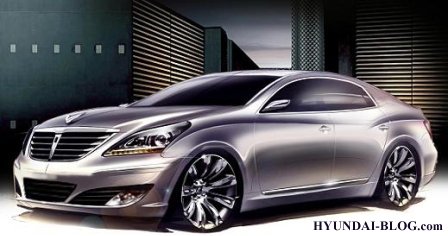 hyundaivirendering1 at Hyundai to present new generation Equus to Korean market