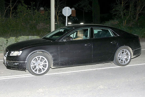 audi a5 sportback spy 2 at 2010 Audi A5 Sportback spied at night