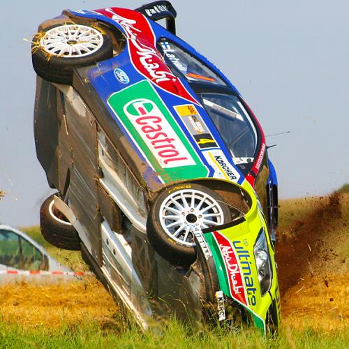 latvala at Video: Spectacular crash in WRC Portugal