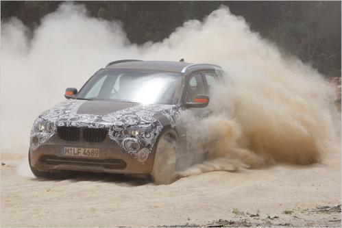 bmw x1 spy 4 at Best shots of BMW X1 as it goes off road!
