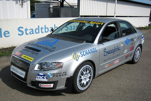 hohenester audi a4 1 at Hohenester gas powered Audi A4 goes 364 km/h!