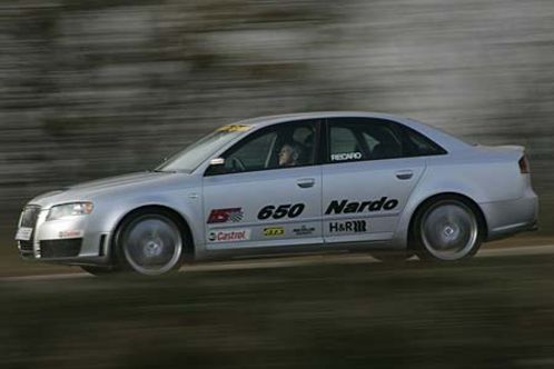 hohenester audi a4 4 at Hohenester gas powered Audi A4 goes 364 km/h!