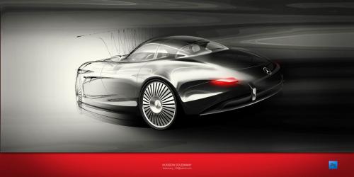 mercedes by hossein soleymani 9 lg at Irans car design exhibition   From Dream To Reality