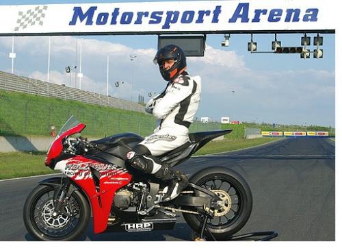 schumi on bike at Schumi to race in German Superbike Championship?!